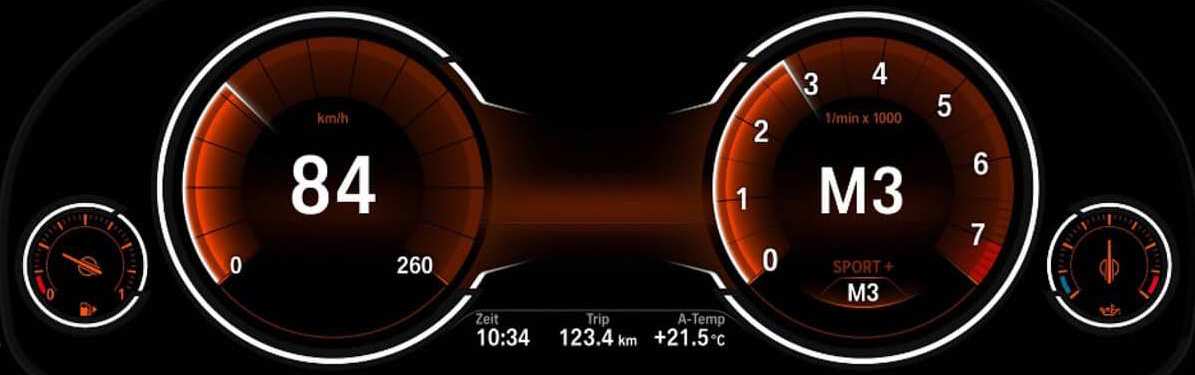 Digital instrument cluster