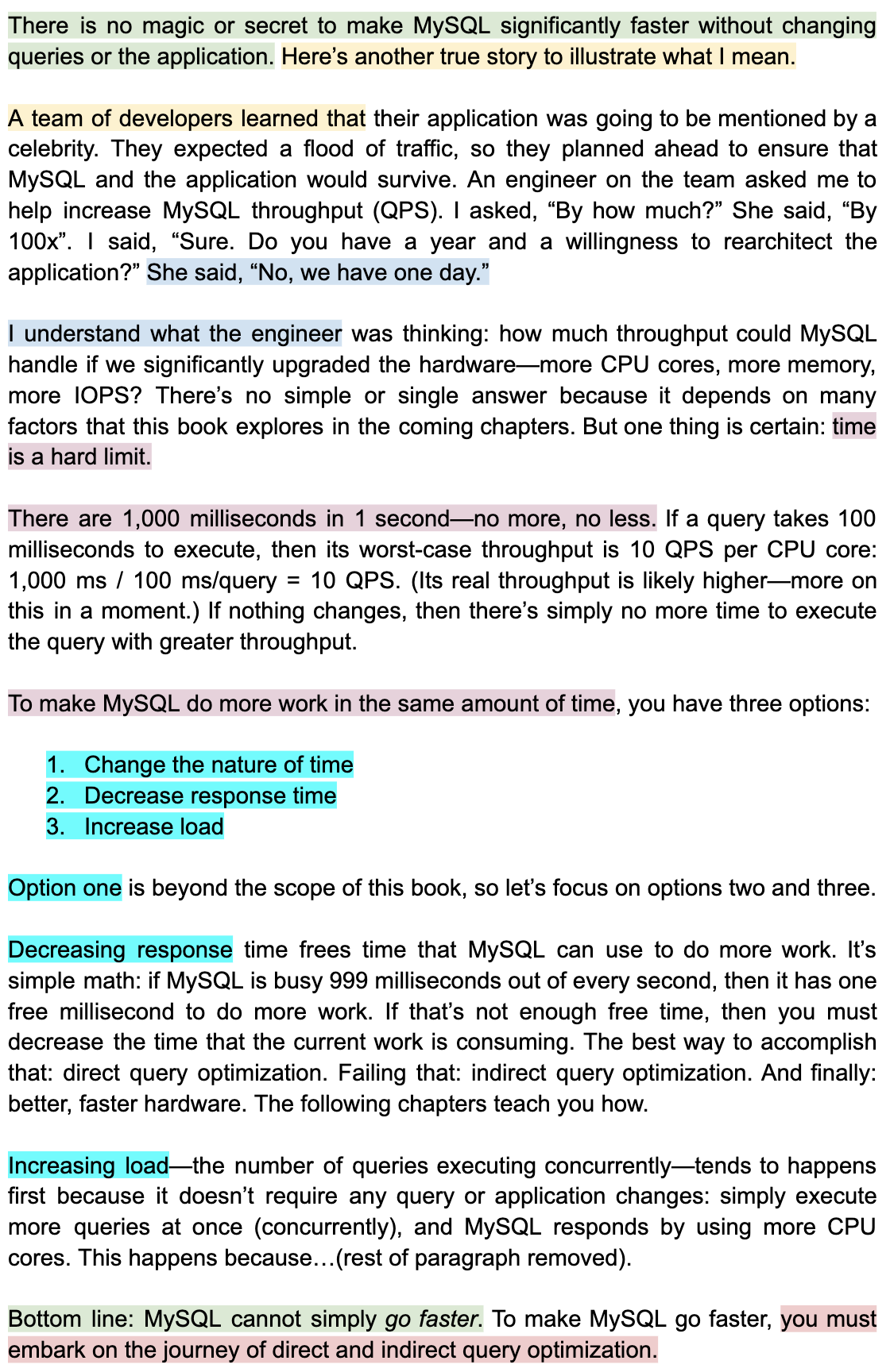 Writing Flow Highlighted